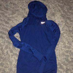 Blue Nike Running Top Dryfit